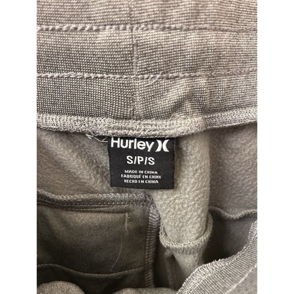 HURLEY Exist Fleece Joggers Forest Green Mens S Tapered Reflective - Picture 7 of 9